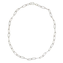 Load image into Gallery viewer, Paperclip Chain in Sterling Silver
