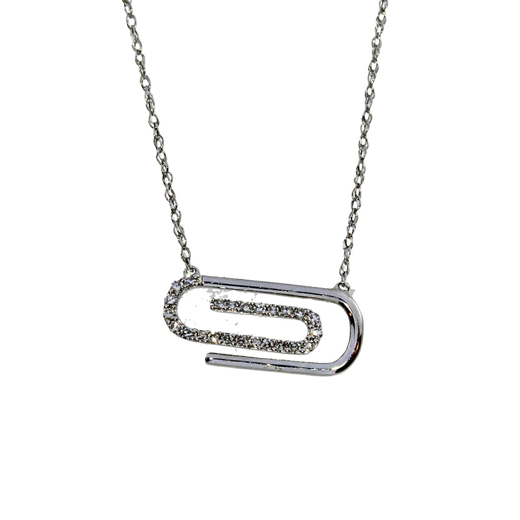 Paperclip Necklace in Yellow Gold