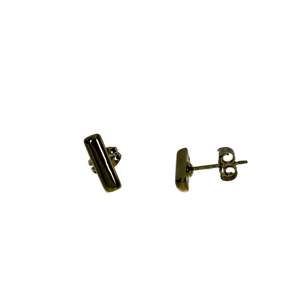 Bar Studs in Yellow Gold