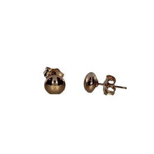 Load image into Gallery viewer, 5 mm 14 kt Rose Gold Flat Ball Studs
