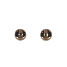 Load image into Gallery viewer, 5 mm 14 kt Rose Gold Flat Ball Studs
