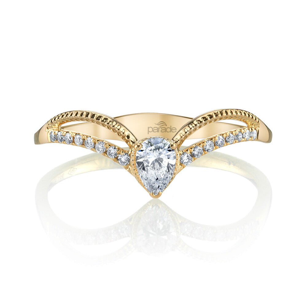 Pear-shaped Diamond ring -- Fashion or Bridal?