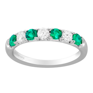 Emerald and Diamond Ring by Spark Creations