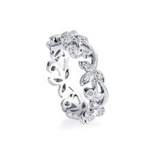 Load image into Gallery viewer, Leafy Vines Diamond Eternity Band
