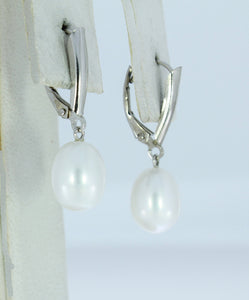 White Pearl Dangles