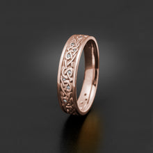 Load image into Gallery viewer, Studio 311 Narrow Celtic Hearts With Gemstones Wedding Band
