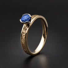 Load image into Gallery viewer, Studio 311 Extra Narrow Wind &amp; Wave Engagement Ring
