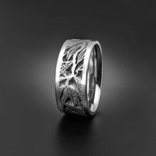 Load image into Gallery viewer, Studio 311 Wide Evergreen Wedding Band

