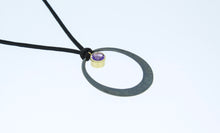 Load image into Gallery viewer, Oval Eclipse Pendant With Amethyst by Toby Pomeroy
