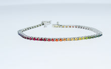 Load image into Gallery viewer, Rainbow Sapphire Bracelet
