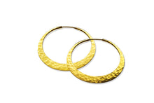 Load image into Gallery viewer, 38 mm EcoGold Eclipse Earrings
