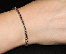 Load image into Gallery viewer, Rainbow Sapphire Bracelet

