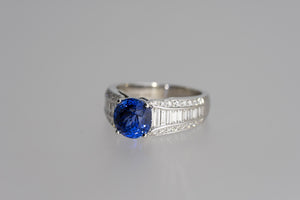 Drop Dead Gorgeous Blue Sapphire Ring