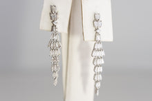 Load image into Gallery viewer, Baguette Dangle Earrings
