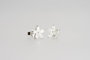 Marquise Flower Earrings