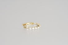 Load image into Gallery viewer, Yellow Gold Inside Out Diamond Hoops

