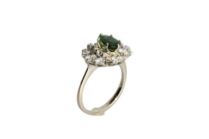 Grassy Green Tourmaline Ring