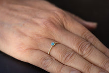 Load image into Gallery viewer, Petite Blue Opal Ring

