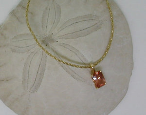 Shimmery Sunstone pendant