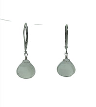 Load image into Gallery viewer, Rock Crystal Quartz Briolette Earrings
