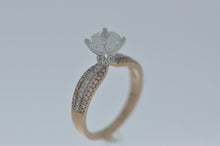 Load image into Gallery viewer, Natalie K Engagement Ring 14K Rose and White gold with Pink Diamonds
