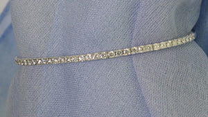 Flexible diamond bracelet