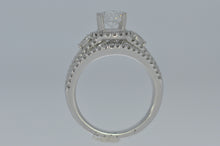 Load image into Gallery viewer, Natalie K semi-mount engagement ring, 14KW: Engagement ring
