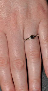 Anthill garnet stackable ring