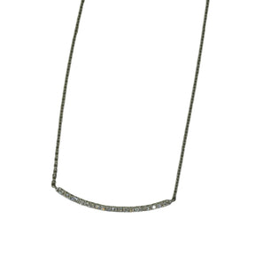 Curved bar necklace