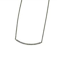 Load image into Gallery viewer, Curved bar necklace
