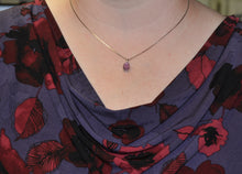 Load image into Gallery viewer, Scarab pendant in amethyst
