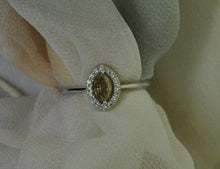 Load image into Gallery viewer, Fancy yellow marquise diamond ring

