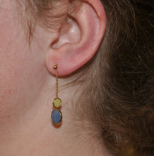 Load image into Gallery viewer, Quartz dangle earrings
