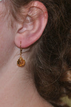 Load image into Gallery viewer, Citrine briolette earrings
