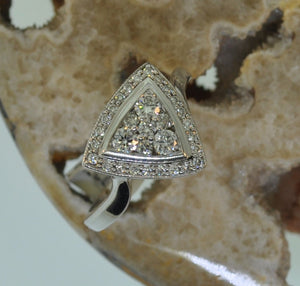 Diamond Triangle Fashion Ring