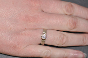Siletz Style With Half Bezel Custom Ring