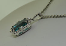 Load image into Gallery viewer, Blue Green Tourmaline Pendant
