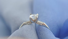 Load image into Gallery viewer, 18 Diamond Semi Mount Engagement Ring
