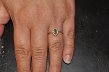 Load image into Gallery viewer, Fancy yellow marquise diamond ring

