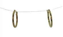 Load image into Gallery viewer, 20 mm Yellow Gold Hoop Earrings
