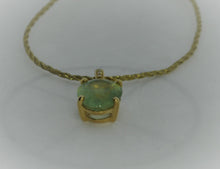 Load image into Gallery viewer, Morning Fog Prehnite Pendant
