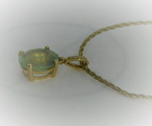 Load image into Gallery viewer, Morning Fog Prehnite Pendant

