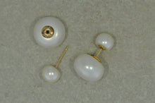 Load image into Gallery viewer, Two For One White Pearl Studs
