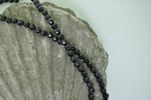 Load image into Gallery viewer, 30 inch black spinel necklace
