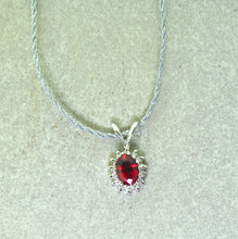 Load image into Gallery viewer, Red corundum pendant
