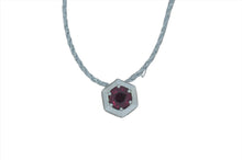 Load image into Gallery viewer, Ruby Hexagon Pendant
