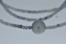 Load image into Gallery viewer, Tahitian Pearl Iolite Necklace
