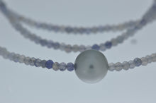 Load image into Gallery viewer, Tahitian Pearl Iolite Necklace
