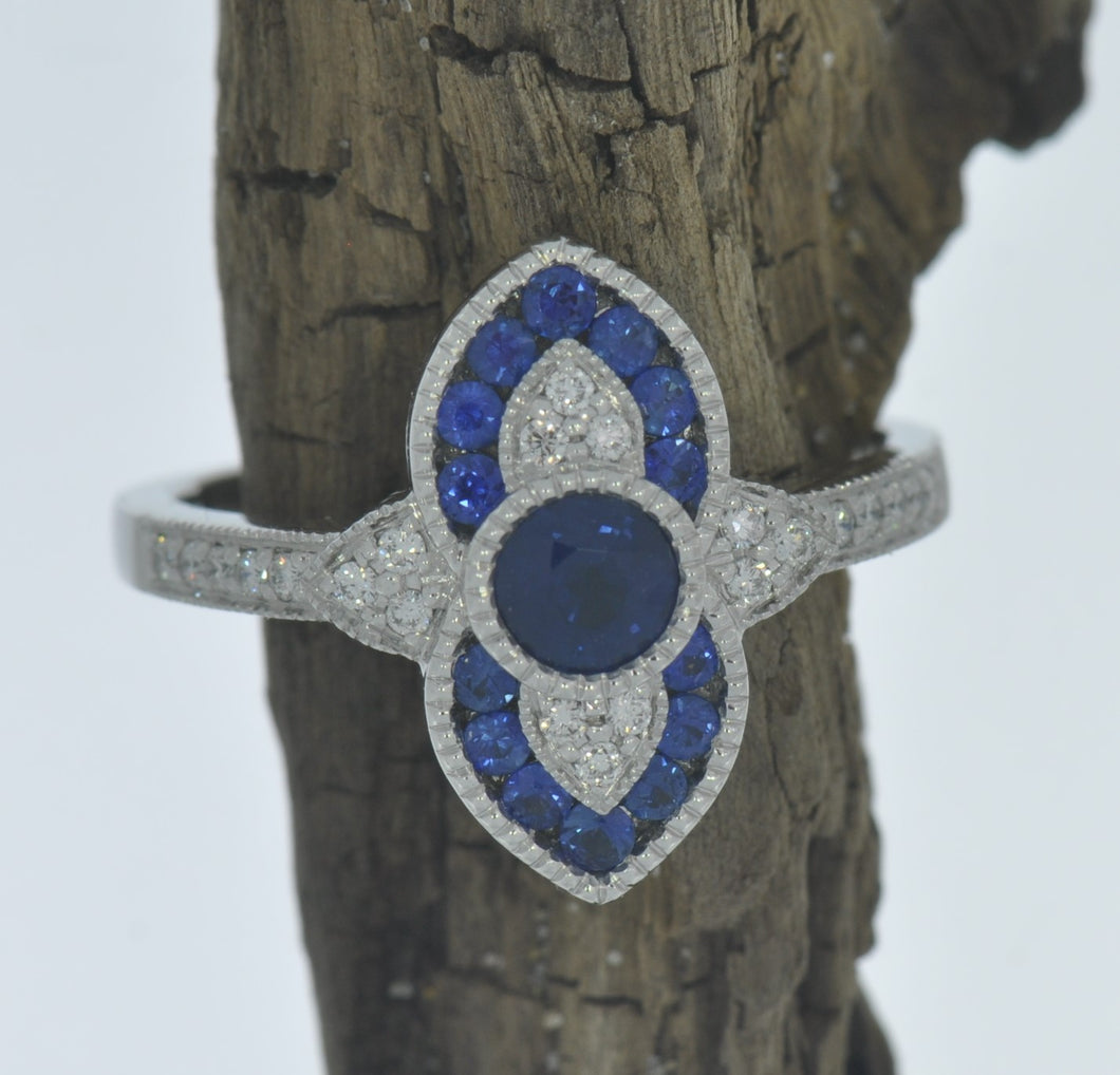 Vintage-like Sapphire Ring