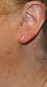 Short Diamond Stick Earrings